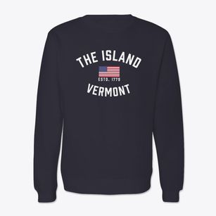 The Island Vermont Patriot Crewneck Sweatshirt
