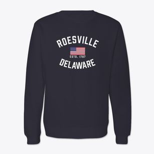 Roesville Delaware Patriot Crewneck Sweatshirt