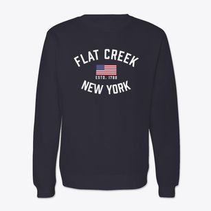 Flat Creek New York Patriot Crewneck Sweatshirt