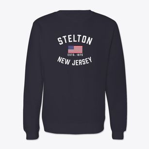 Stelton New Jersey Patriot Crewneck Sweatshirt