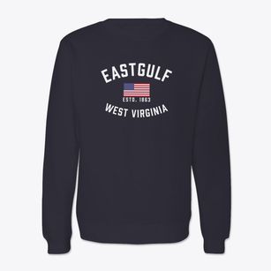 Eastgulf West Virginia Patriot Crewneck Sweatshirt