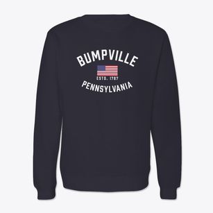Bumpville Pennsylvania Patriot Crewneck Sweatshirt