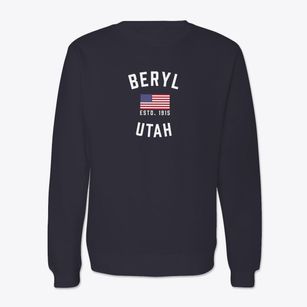 Beryl Utah Patriot Crewneck Sweatshirt