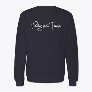 Raynor Town North Carolina Freestyle Crewneck Sweatshirt