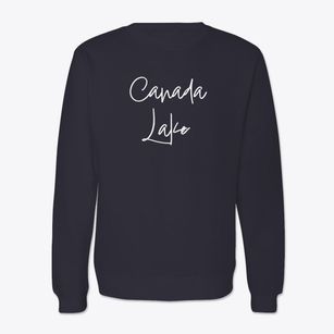 Canada Lake New York Freestyle Crewneck Sweatshirt