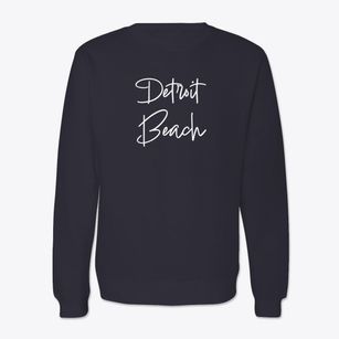 Detroit Beach Michigan Freestyle Crewneck Sweatshirt