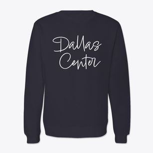 Dallas Center Iowa Freestyle Crewneck Sweatshirt