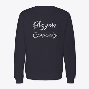 Blizzards Crossroads North Carolina Freestyle Crewneck Sweatshirt