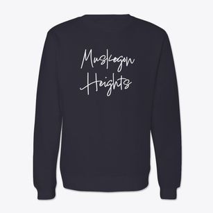 Muskegon Heights Michigan Freestyle Crewneck Sweatshirt