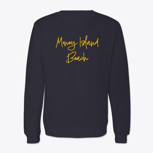 Money Island Beach North Carolina Freestyle Crewneck Sweatshirt