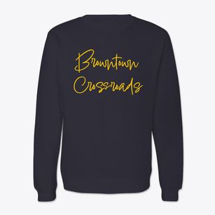 Browntown Crossroads North Carolina Freestyle Crewneck Sweatshirt