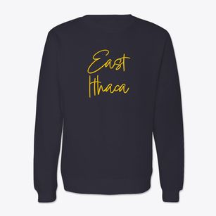 East Ithaca New York Freestyle Crewneck Sweatshirt