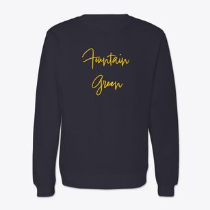 Fountain Green Utah Freestyle Crewneck Sweatshirt