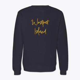 Westport Island Maine Freestyle Crewneck Sweatshirt