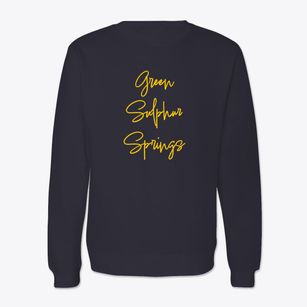 Green Sulphur Springs West Virginia Freestyle Crewneck Sweatshirt