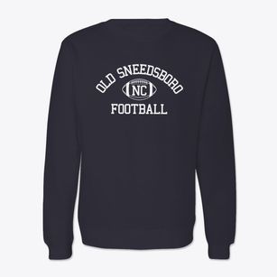 Old Sneedsboro North Carolina Football Crewneck Sweatshirt