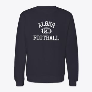 Alger Michigan Football Crewneck Sweatshirt
