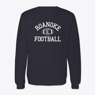 Roanoke Illinois Football Crewneck Sweatshirt
