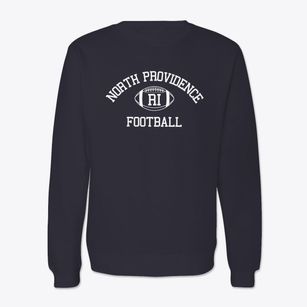 North Providence Rhode Island Football Crewneck Sweatshirt