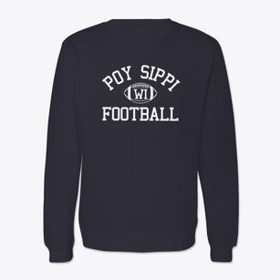Poy Sippi Wisconsin Football Crewneck Sweatshirt