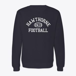 Hawthorne New Jersey Football Crewneck Sweatshirt