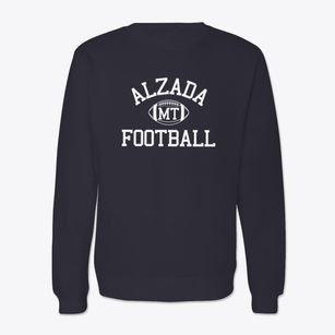Alzada Montana Football Crewneck Sweatshirt