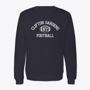 Clifton Gardens New York Football Crewneck Sweatshirt
