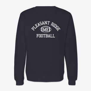 Pleasant Ridge Maine Football Crewneck Sweatshirt