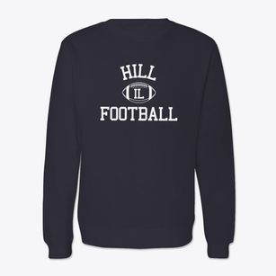 Hill Illinois Football Crewneck Sweatshirt