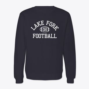 Lake Fork Ohio Football Crewneck Sweatshirt