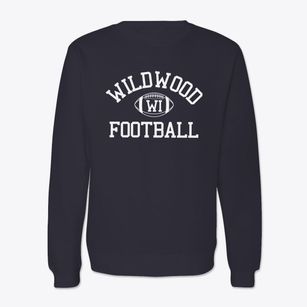 Wildwood Wisconsin Football Crewneck Sweatshirt