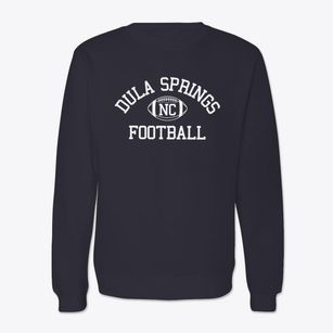 Dula Springs North Carolina Football Crewneck Sweatshirt