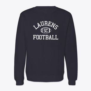 Laurens South Carolina Football Crewneck Sweatshirt