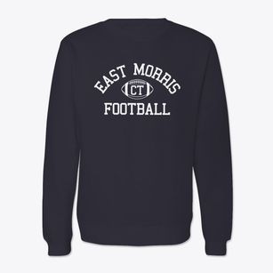 East Morris Connecticut Football Crewneck Sweatshirt