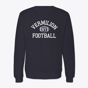 Vermilion New York Football Crewneck Sweatshirt