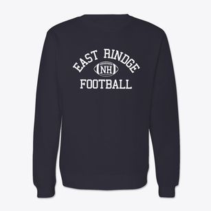 East Rindge New Hampshire Football Crewneck Sweatshirt