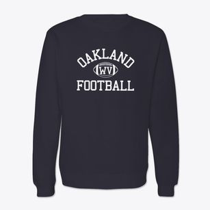 Oakland West Virginia Football Crewneck Sweatshirt