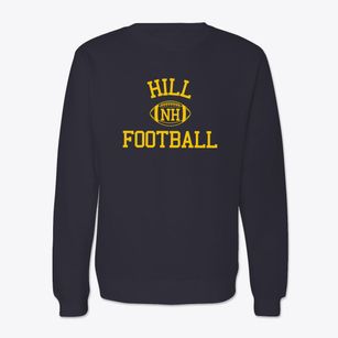 Hill New Hampshire Football Crewneck Sweatshirt