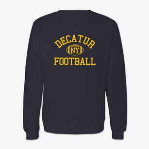 Decatur New York Football Crewneck Sweatshirt