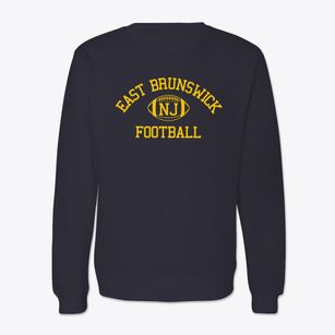 East Brunswick New Jersey Football Crewneck Sweatshirt