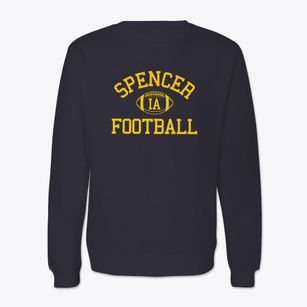 Spencer Iowa Football Crewneck Sweatshirt