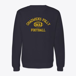 Chadwicks Folly Massachusetts Football Crewneck Sweatshirt