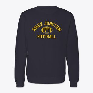 Essex Junction Vermont Football Crewneck Sweatshirt