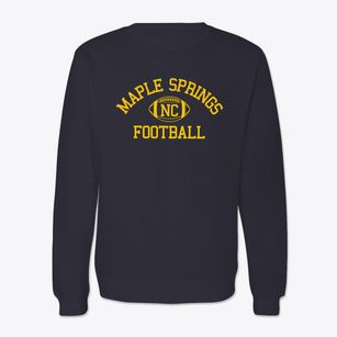 Maple Springs North Carolina Football Crewneck Sweatshirt