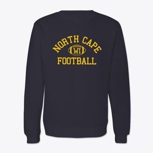 North Cape Wisconsin Football Crewneck Sweatshirt