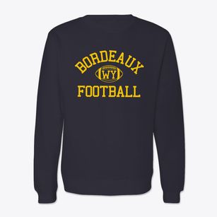 Bordeaux Wyoming Football Crewneck Sweatshirt