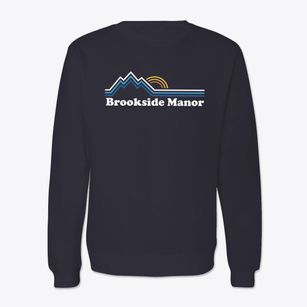 Brookside Manor Maryland Mountain View Crewneck Sweatshirt