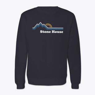 Stone House Pennsylvania Mountain View Crewneck Sweatshirt