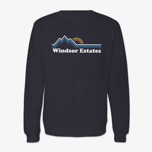 Windsor Estates Georgia Mountain View Crewneck Sweatshirt