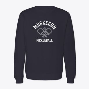 Muskegon Mississippi Pickleball Crewneck Sweatshirt